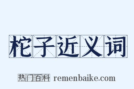 柁子近义词是什么意思的图片